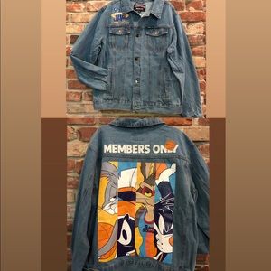 Xl Looney Tunes Denim Jacket Bugs Bunny 